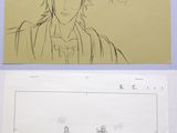 deux dessins d'un homme et d'une femme se tenant l'un à côté de l'autre