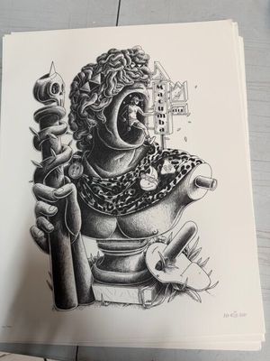 Jean-Michel OUVRY & divers 1 Lot de (+/-) 40 tirages en coul…