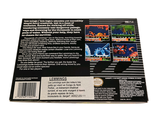 a back cover of a video game on a white surface