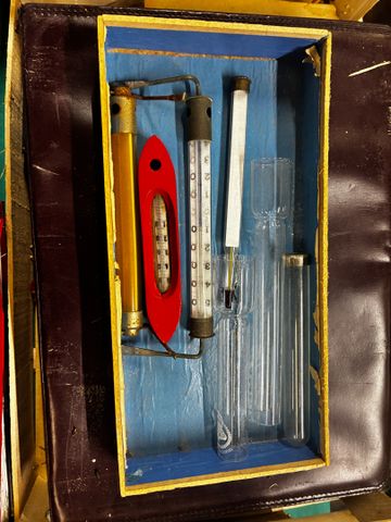 Thermomètre et baromètre ancien
