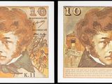 deux images représentant un homme et une femme figurant sur un billet de banque