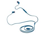 an image of a pair of ear buds connected to a charging cable
