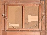 a picture of a picture of a window with a rope