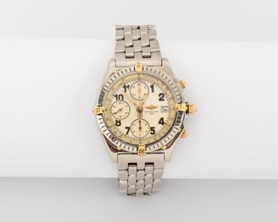 BREITLING Modèle Chronomat - Montre d'homme en acier et acie…
