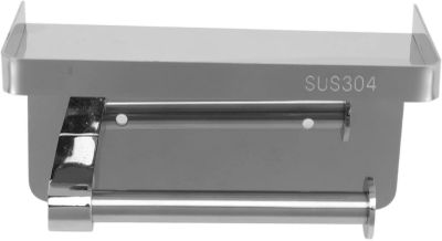 lot de 63 porte papier toilette - en acier inoxydable