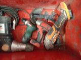 many tools that are sitting in a red box