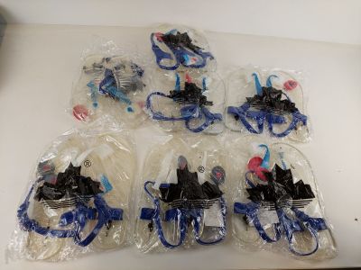 six sachets de cupcakes emballés dans du plastique