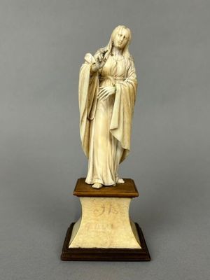 DIEPPE, XVIIIème s. - STATUETTE en ivoire (elephantidae spp)… - Photo 1