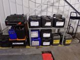 many different types of storage in this garage