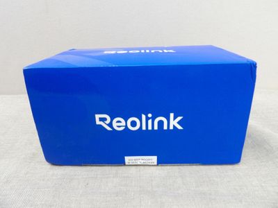 un gros plan d'une boîte bleue sur laquelle figure le logo Redlink