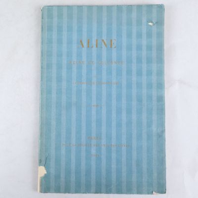 la couverture d'un livre ornée d'un motif à rayures bleues
