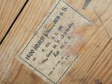 a label on a wooden floor that says 100 days present
