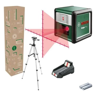 Système de nivellement laser à autonivelage Bosch avec trépied et mallette