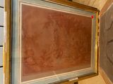 a picture of a painting hanging on a wall in a room