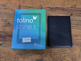 the box of the tablet is next to the box of the phone