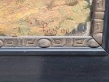 a picture of a picture of a painting on a window sill