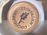 a close up of a bottle of wine with a label on it