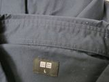 a close up of a shirt with a label on it