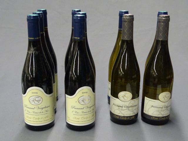 PERNAND VERGELESSES, René TARDY et Fils, 6 bouteilles de rouge 1E...