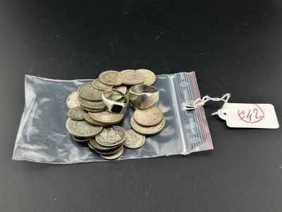 Lot de monnaie argent divers dont semeuse etc.