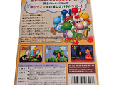 a back cover of a book with a picture of mario and luigi