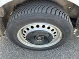 a close up of a tire on the ground