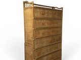 une photo d'une commode en bois à quatre tiroirs