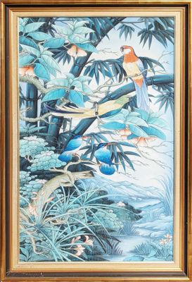 École du XXe siècle "Perroquet branché"