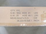 a box with a label on it sitting on a table
