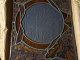 a picture of a stained glass window in a box