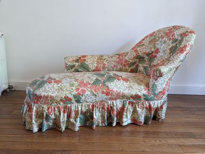 Méridienne à garniture printanière