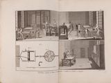 a book with pictures of people working in a factory