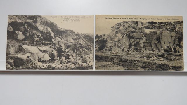 Guéret : Lot de 2cpa des Carrières du Maupuy : 2ème étage, Débite...