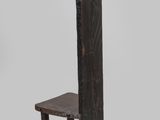 an image of a wooden chair sitting next to a wooden table
