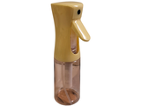 une bouteille en plastique munie d'une poignée jaune