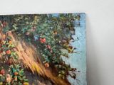 a painting of a tree with flowers on it