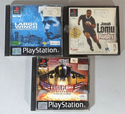 3 jeux pour Sony Playstation 1