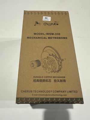 Métronome mécanique noir CHERUB mod WSM-330.