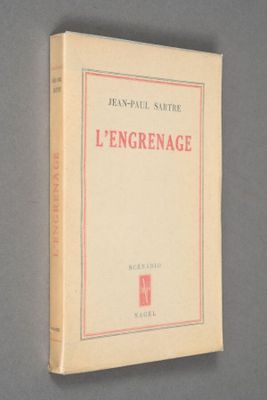 the cover of the book encreage by jean - paul sartre