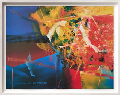 Gerhard Richter Affiche d'exposition "Table, collection d'ar…