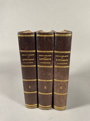 "L'invasion allemande" Général Boulager 1870/71 en 3 volumes…