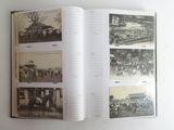 an open book with pictures of people on it