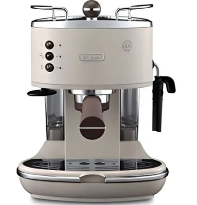 delongua espresso coffee machine on a white background