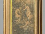 an image of a painting of a man and a woman in a landscape