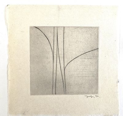 GRAVURE – Jean-Marie GRANIER (1922-2007) / Gravure au burin …