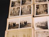 many old photos of a train on a black background