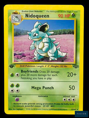 une carte Pokémon sur laquelle figure l'image d'un dragon