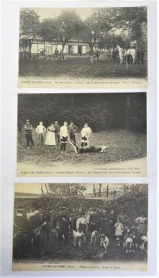 deux vieilles photos en noir et blanc représentant un groupe de personnes