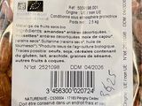 a bag of nuts with a price label on it