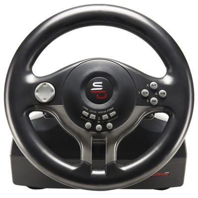 gros plan d'un volant sur fond blanc